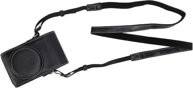 3CZY Retro-Kameratasche aus PU-Leder mit Schultergurt für GRCelsiusGR2 und GRCelsiusGR3 in Schwarz oder Braun - Bild 1