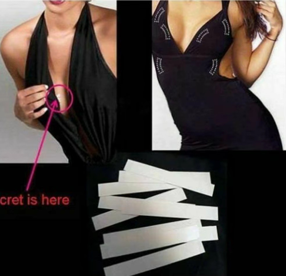 Doppelseitiges Körperband für Kleidung, transparentes und wasserdichtes medizinisches Klebeband für Dessous und BH-Streifen - Bild 3