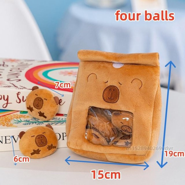 GDzaccly Capybara in Snacktüte Plüschtier 19cm - Bild 1