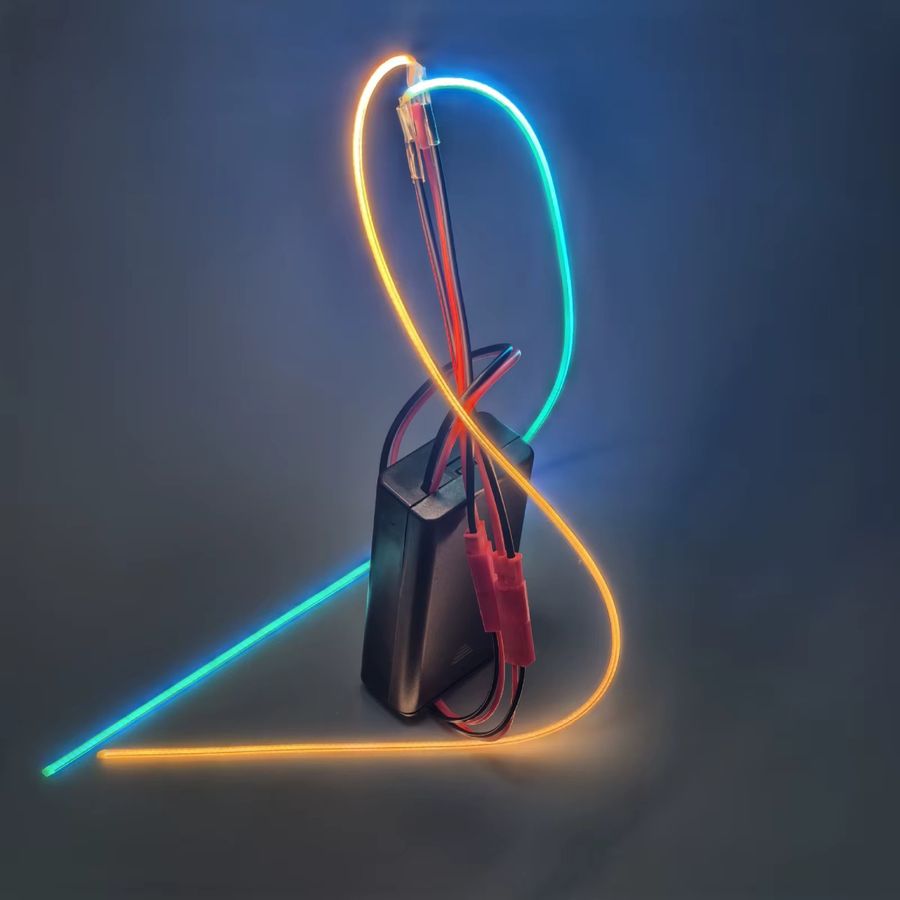 HEGEHE LED-Filament DC 3 V batteriebetrieben, flexibles und biegsames Edison-Glühbirnen-Element für DIY-Projekte - Bild 1
