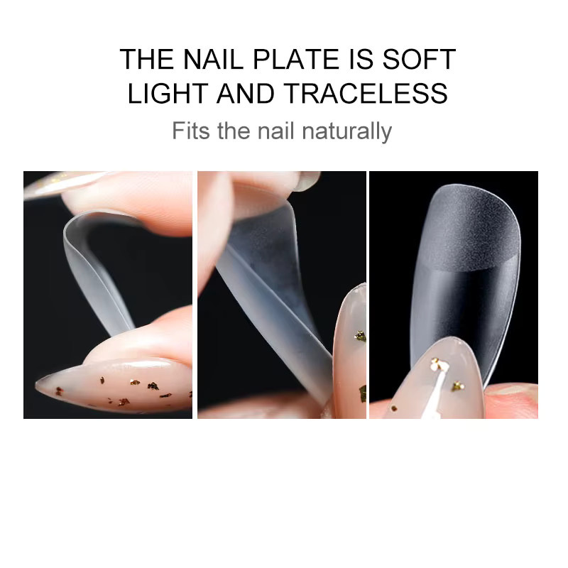 Arte Clavo Künstliche Nagelspitzen, transparent, glänzend, 240 Stück - Bild 5