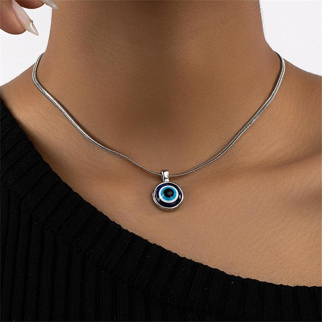 Lucky Star Jewelry Halskette, Evil Eye Anhänger, Damen, Bunt - Bild 1