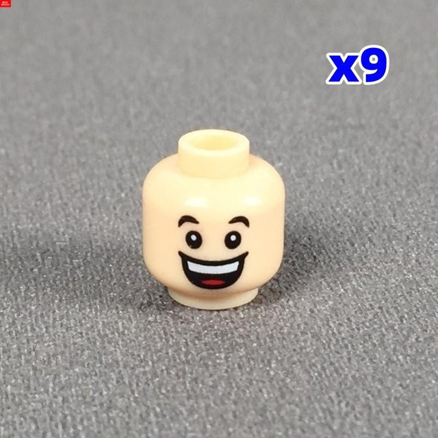 Yiran toy MOC Steine Zeitloser Lächeln Lachen Ausdruck, 9-teiliges Set, ab 6 Jahren - Bild 1