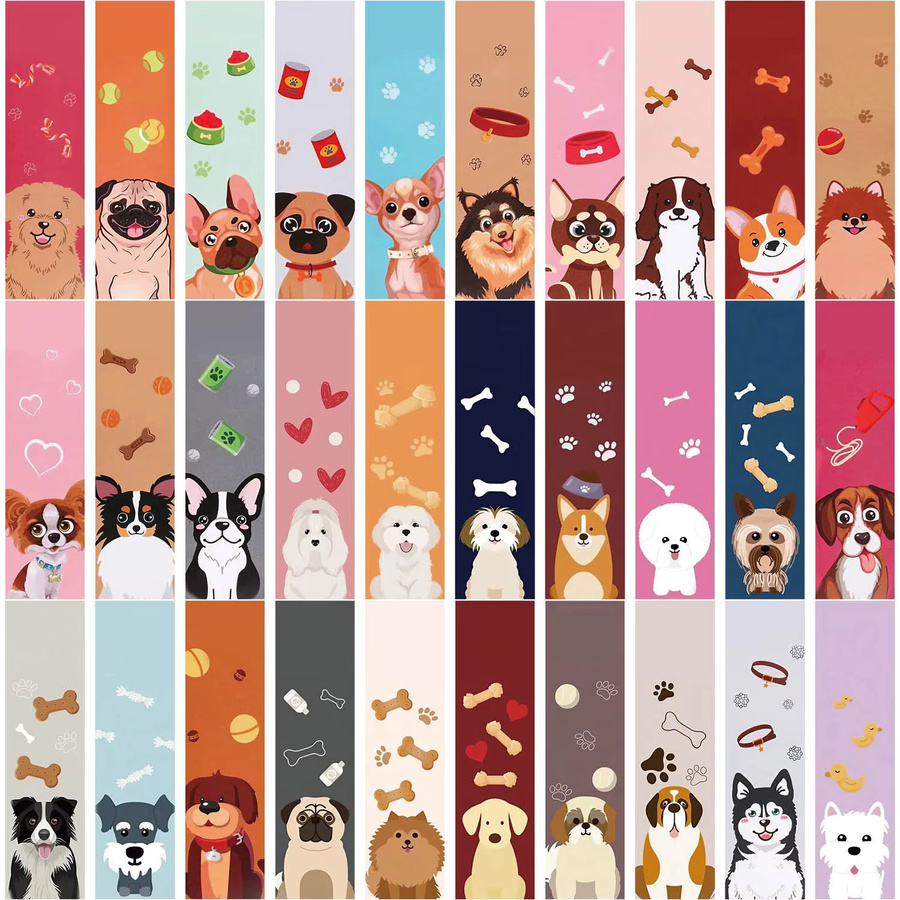 Bview Art DIY-Cartoon-Hunde-Lesezeichen, 30-teiliges Set, Tiere, bunt - Bild 4