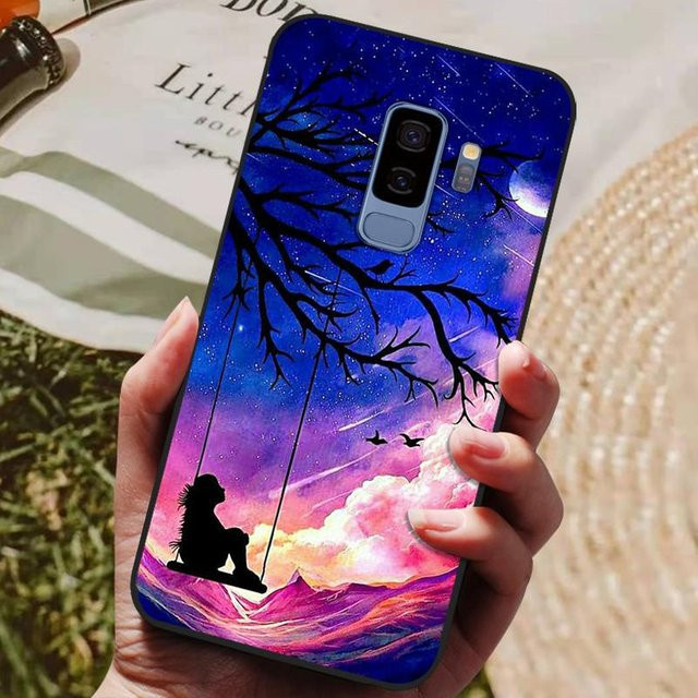 Samsung Galaxy S9 und S9 Plus Silikon Handyhülle in Schwarz und Multicolour für SM-G960 und SM-G965 - Bild 1