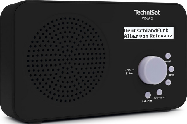 TechniSat VIOLA 2 DAB+ Radio mit LC-Display in Schwarz - Bild 1