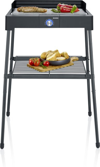 PG 8561 Barbeque-Standgrill in Schwarz - Bild 1