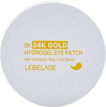 LEBELAGE Dr. 24K Gold Hydrogel Augenmaske, 90g, 60 Stück, Trockene Haut - Bild 1