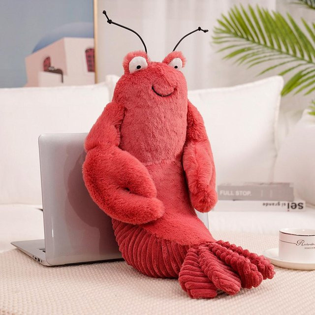 Yiran toy Sheldon-Garnelen-Plüschtiere, Stofftier, 22cm - Bild 1
