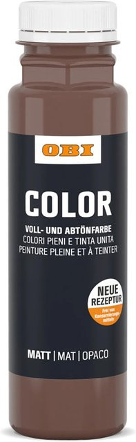 OBI Color Abtönfarbe Dunkelbraun wasserbasiert 0,25 l - Bild 1