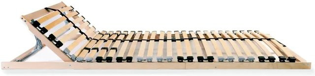 vidaXL Lattenrost aus Birkenholz mit 28 Latten und 7 Zonen, Braun, B/T: 140 x 200 cm - Bild 1