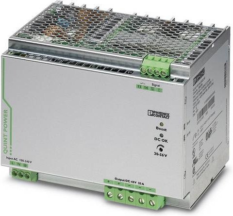 Phoenix Contact Hutschienen-Netzteil 2866695, 48 V/DC, 20A, 960W, Farbe: Silber - Bild 1