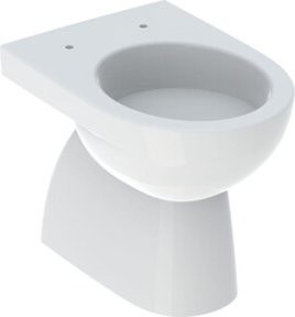 Geberit Stand-WC Renova Tiefspüler aus Keramik in Weiß B/T/H: 35,0 x 53,5 x 53,5 cm