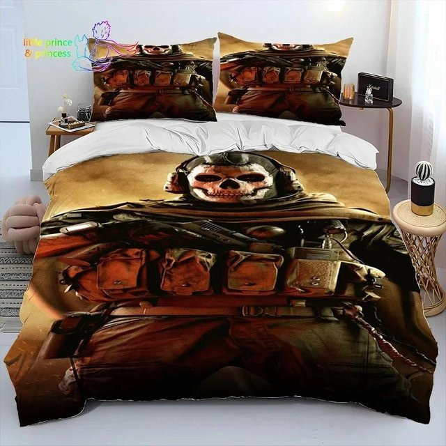 Call of Duty Bettwäsche-Set von Binchi Outdoor Product mit Motiv, Mehrfarbig, Material: Mikrofaser, B/H: 240 x 220 cm - Bild 1