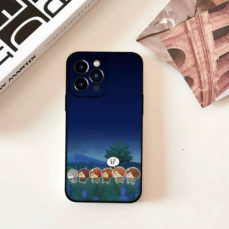 G-Gegege No Kitaro Handyhülle für Apple iPhone 11 bis 17 Pro Max und Mini, weiche Schutzhülle in Schwarz und Multicolour - Bild 2