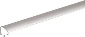 GAH Alberts Teppich-Laminat Übergangsprofil glatt in Silber, B: 3 cm, L: 90 cm, Höhe über Boden: 0,5 cm, Material: Aluminium, selbstklebend - Bild 1