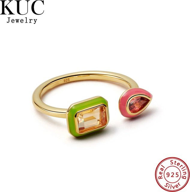 KUC Ring, 925 Silber, Zirkonia, Damen - Bild 1