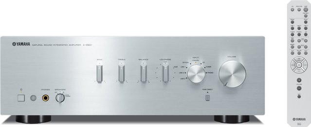 Yamaha A-S501 Stereo Vollverstärker in Silber mit Bluetooth und optischem Anschluss - Bild 1
