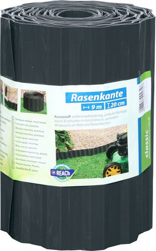 FLORAWORLD Rasenkante aus Kunststoff in Grau, H x L: 20 x 900 cm - Bild 1
