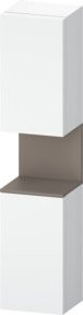 Duravit Hochschrank Qatego in Weiß Matt mit 2 Türen, Wandhängend, B/T/H: 40 x 36 x 176 cm - Bild 1