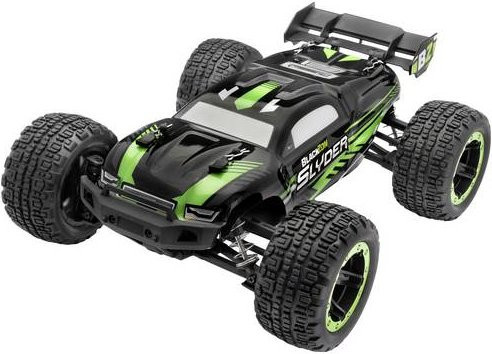 Blackzon Slyder ST 1/16 RC Modellauto Elektro Truggy Allradantrieb Grün/Schwarz - Bild 1