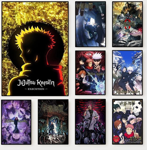 Kayou Jujutsu Kaisen Anime Leinwandposter Mehrfarbig als moderne Wandkunst für dein Zuhause - Bild 1