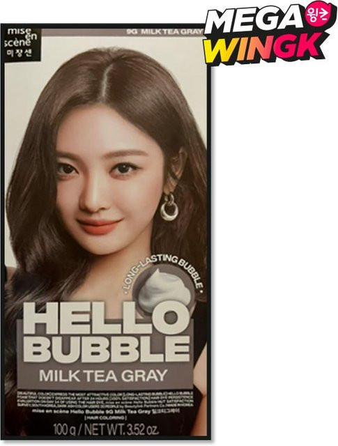 Mise en Scène Hello Bubble Haarfarbe 9G Milk Tea Gray, Schaum - Bild 1