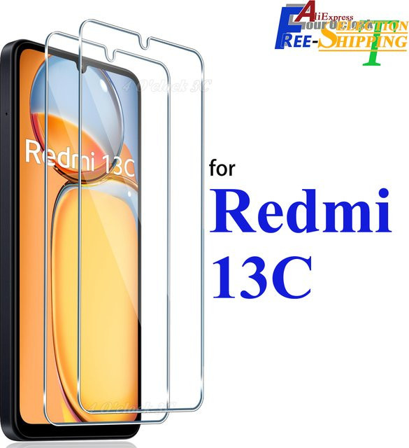 Xiaomi Redmi 13C Displayschutzfolie aus gehärtetem Glas in Transparent mit 9H Härtegrad und HD-Klarheit - Bild 1