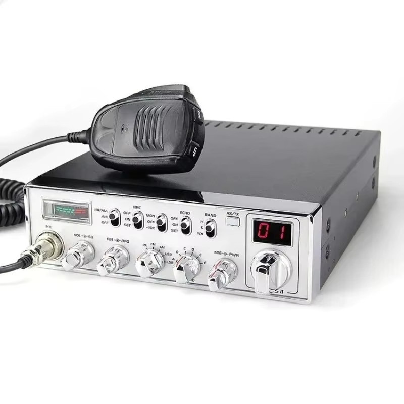 AnyTone ARES II Hochleistungs-CB-Funkgerät mit AM FM SSB in Schwarz und Braun - Bild 2