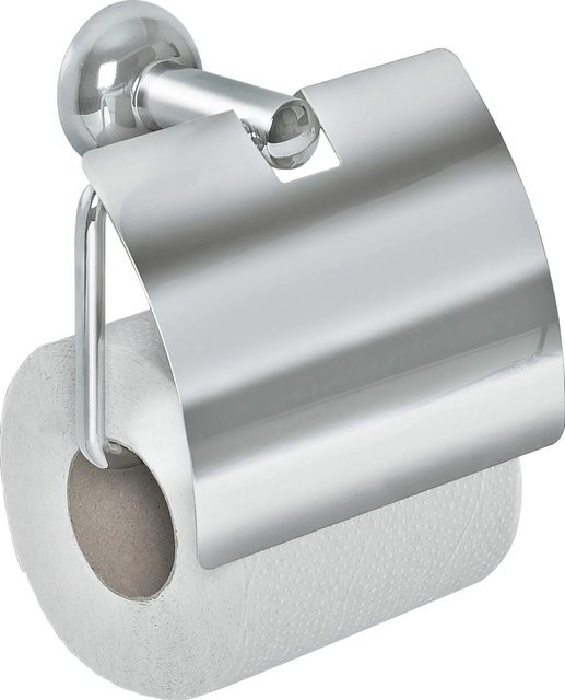 Spirella Toilettenpapierhalter Campagne mit Deckel in Chrom/Silber - Bild 1