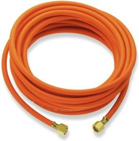 Rothenberger Propanschlauch in Orange, Länge: 2,5 m, Anschlüsse: R3/8"LH - R3/8"LH, ISO 3821, 20 bar, Durchmesser: 4,0 x 3,5 mm - Bild 1