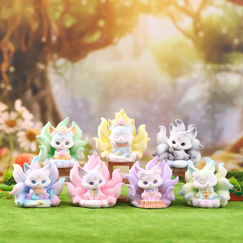Potdemiel Neunschwänziger Fuchs, Blindbox, Ornament-Modell, Bunt / Mehrfarbig - Bild 2