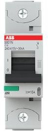 ABB S801N-C16 Leitungsschutzschalter 16A 230V grau - Bild 1