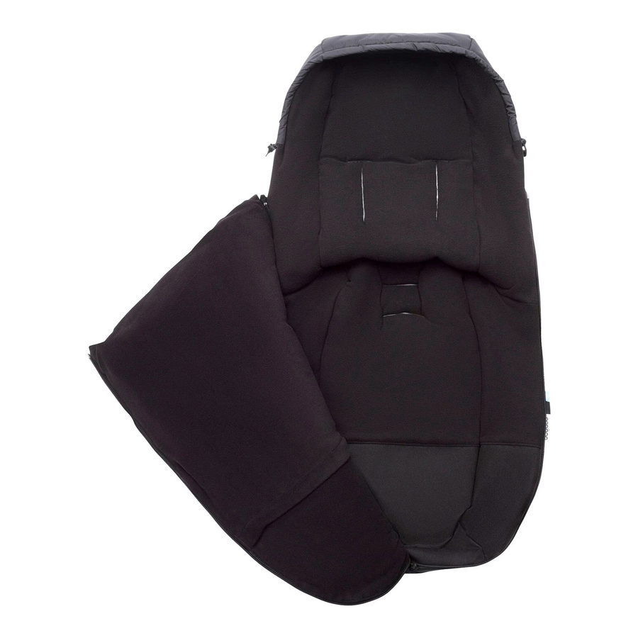 Bugaboo Performance Winterfußsack in Schwarz mit Daunen und Polyester - Bild 2