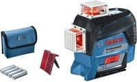 Bosch Professional GLL 3-80 C Kreuzlinienlaser in Rot und Blau mit Akku-Adapter und wiederaufladbarem Akku - Bild 3