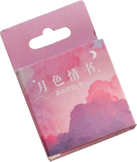 GoolRC Romantische Landschaft Aufkleber mit 46 Blatt in Pink für DIY Dekoration und Planer - Bild 1