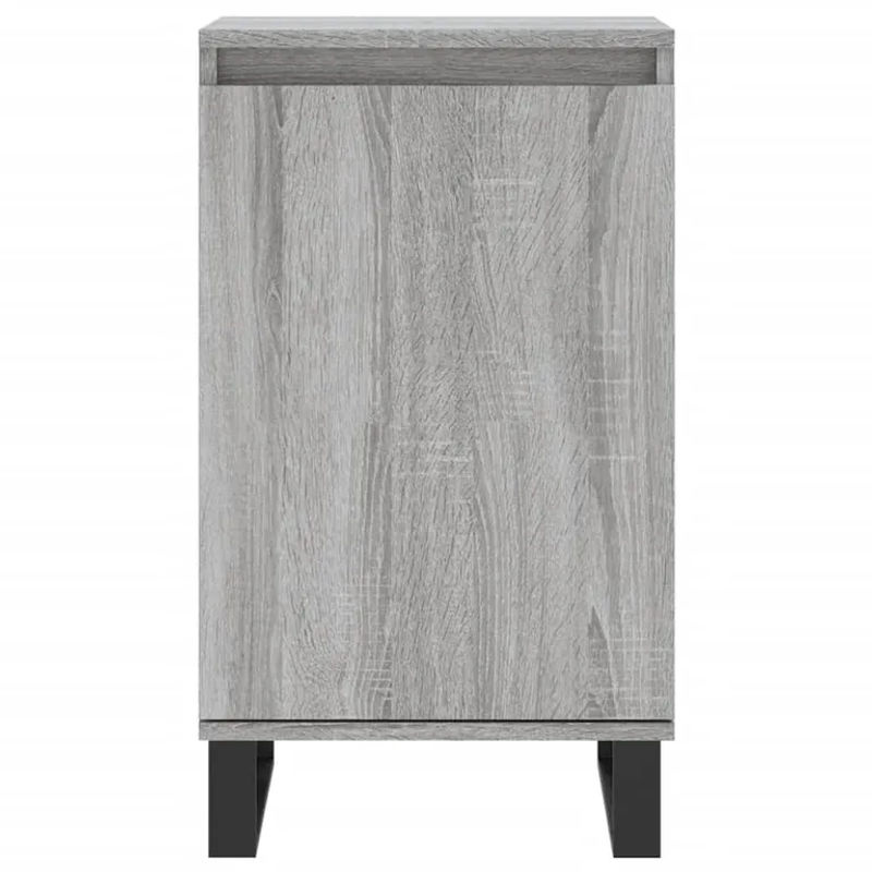 Vidaxl Kommode Modern in Grau aus Holzwerkstoff und Metall, B/T/H: 40 x 35 x 70 cm - Bild 4