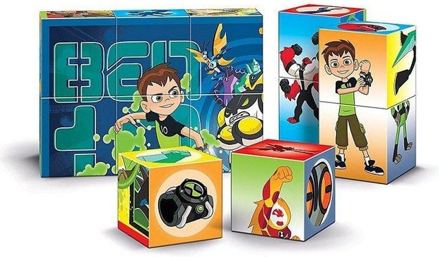 Clementoni Disney Ben 10 Bausteine Puzzle 12-teiliges Set - Bild 1