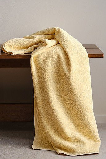 Jotex DARCY Badetuch Gelb B/H: 100 x 150 cm - Bild 1