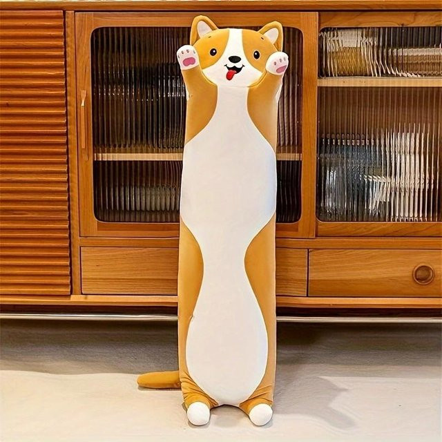 Yiran Health & Beauty Shiba Inu Plüschkissen, Körperkissen, 50cm - Bild 1