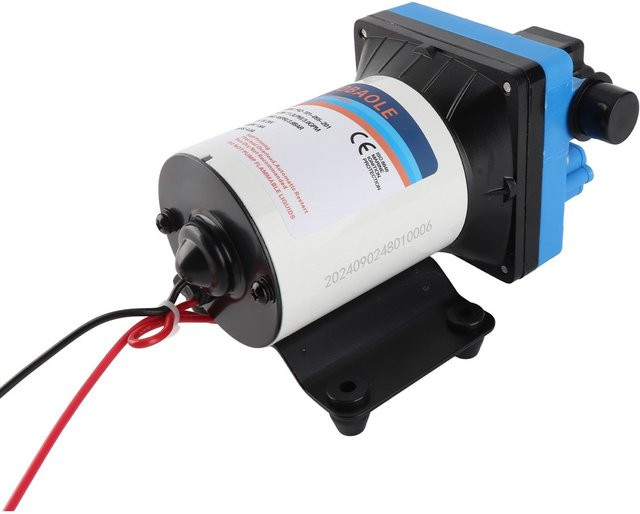 Nensit Membranpumpe 24V 96W Wasserförderpumpe mit Wasserfilter und Schlauchanschlüssen für Haus, Garten und Landwirtschaft - Bild 1