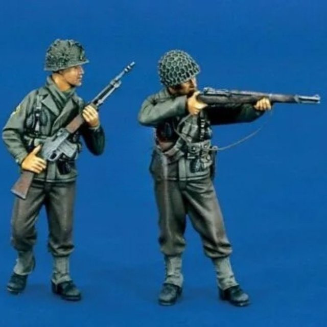 BAANFU Figurenmodellbausätze amerikanische Infanterie, Maßstab 1:35, unmontiert, unbemalt - Bild 1