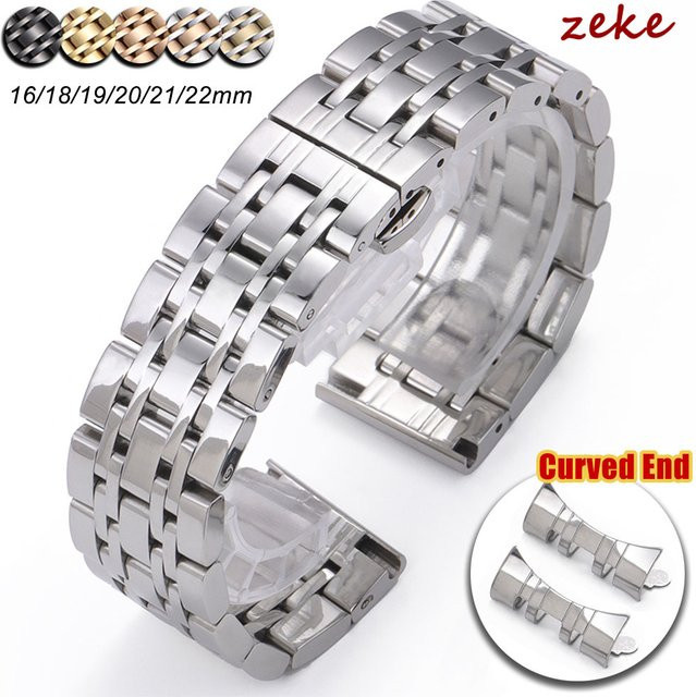 crazyband Smartwatch Ersatzarmband Edelstahl, Silber, Herren - Bild 1