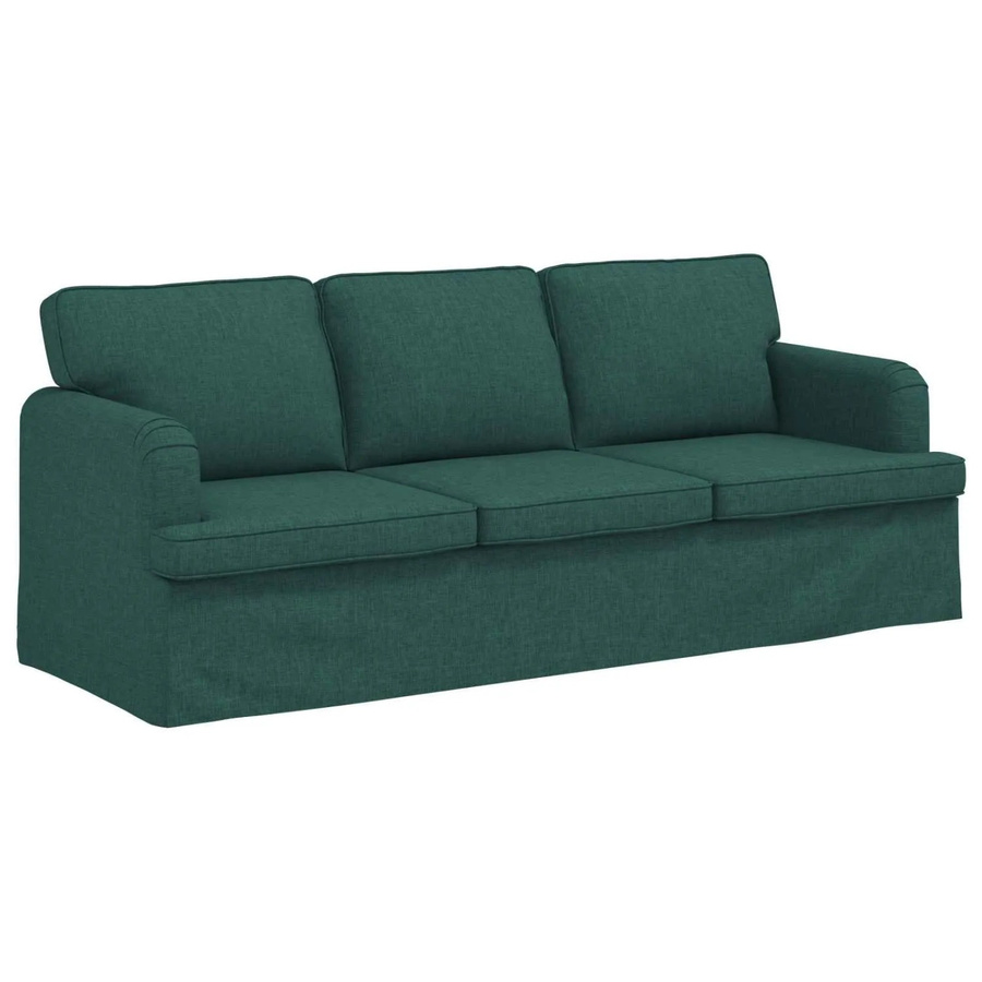 vidaXL Sofa Dunkelgrün mit Stoffbezug und Metallrahmen B/T/H: 201 x 80 x 85 cm - Bild 2