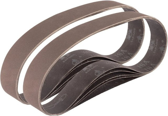 STAHLWERK Schleifband 10er Set Körnung P120 für Metall und Holz B: 40 mm, L: 760 mm - Bild 1