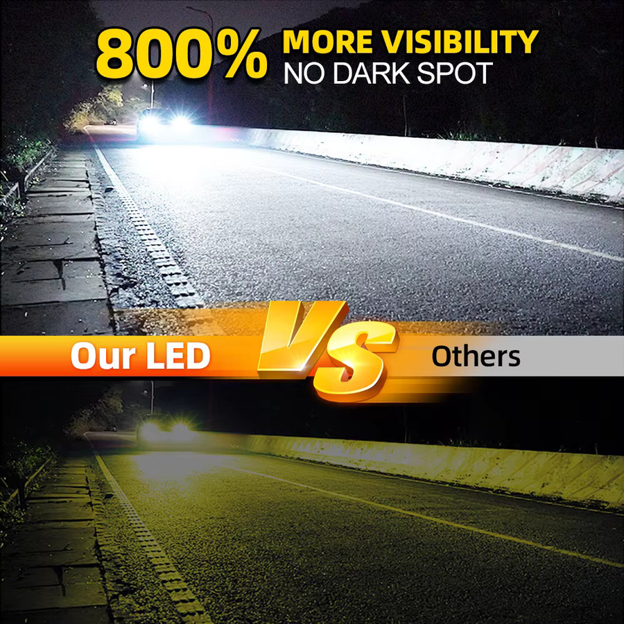 H7 LED Auto Scheinwerfer Lampen 360 W Canbus 12 V 6000 K Nebel Lampen in Silber für Porsche Cayenne 2003-2018 und CROSSFOX - Bild 6