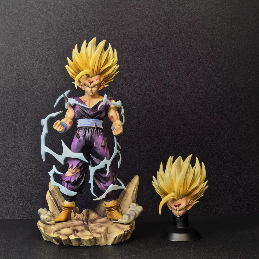Bandai Dragon Ball Super Saiyan 2 Gohan Actionfigur, mit austauschbarem Kopf - Bild 3