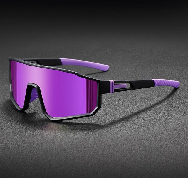 Binchi Keji Travel Sonnenbrille, Kunststoff, Vollrand, lila, Herren - Bild 1