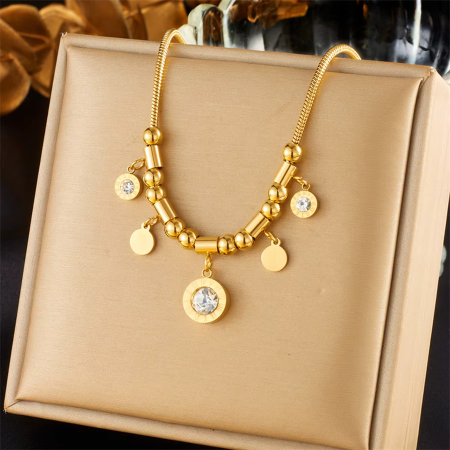 DIEYURO Schmuck Set, Edelstahl, Weiß, Zirkonia, Damen - Bild 2