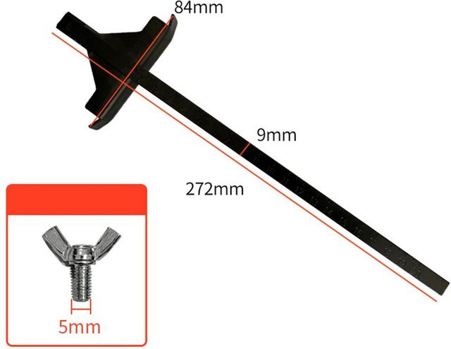 Vibratite Präzisions-Kreissägenführung in Schwarz als Ersatz für Dewalt DC390K DW936 DC300 DC310 DCS391B DCS393 DC390B - Bild 1